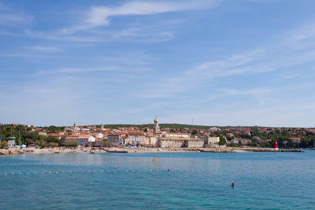 Rooms Miramare Krk Town Bagian luar foto